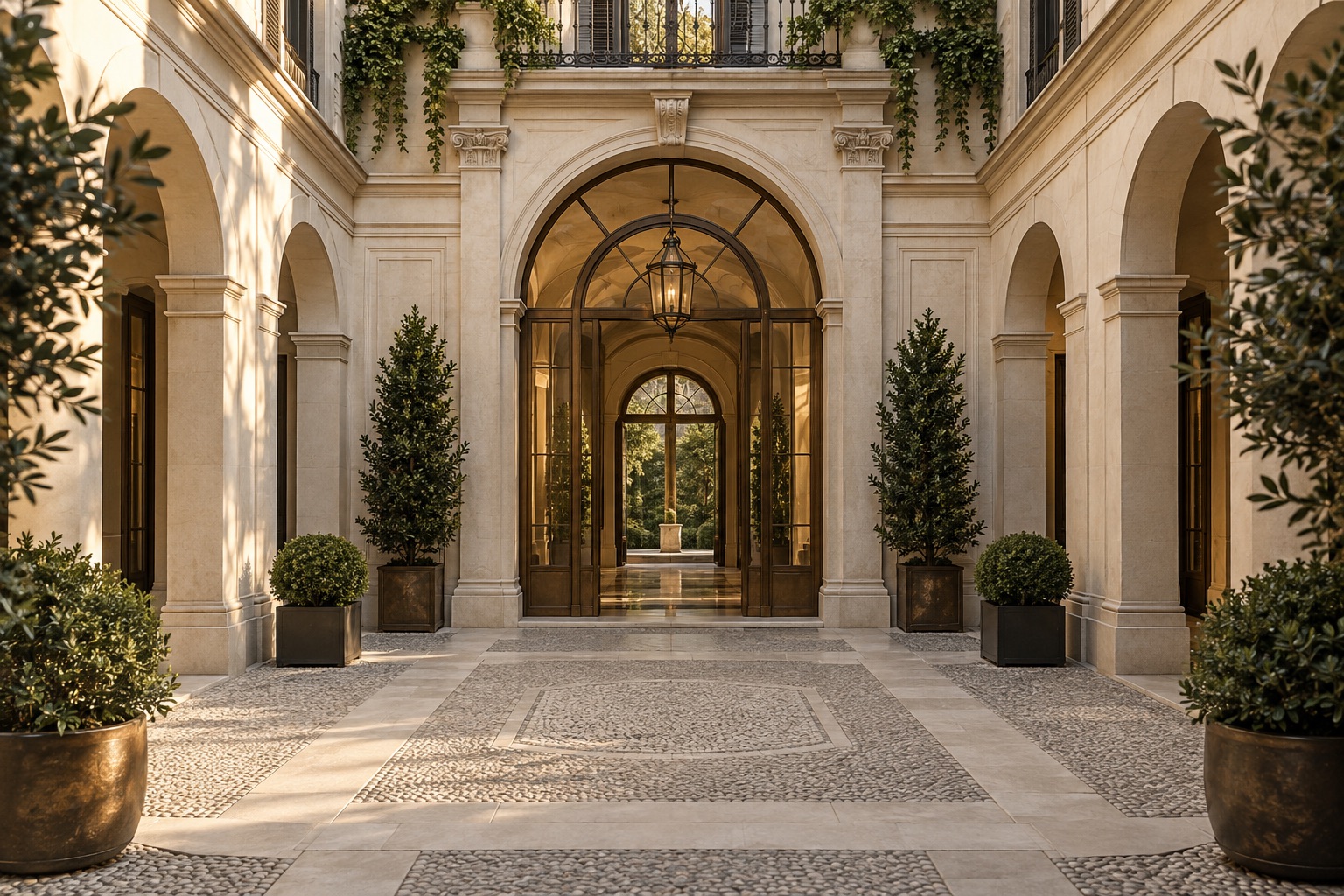 Palazzo courtyard — illustrative image